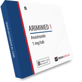 Arimimed 1 (Anastrozole) 1mg Tablet